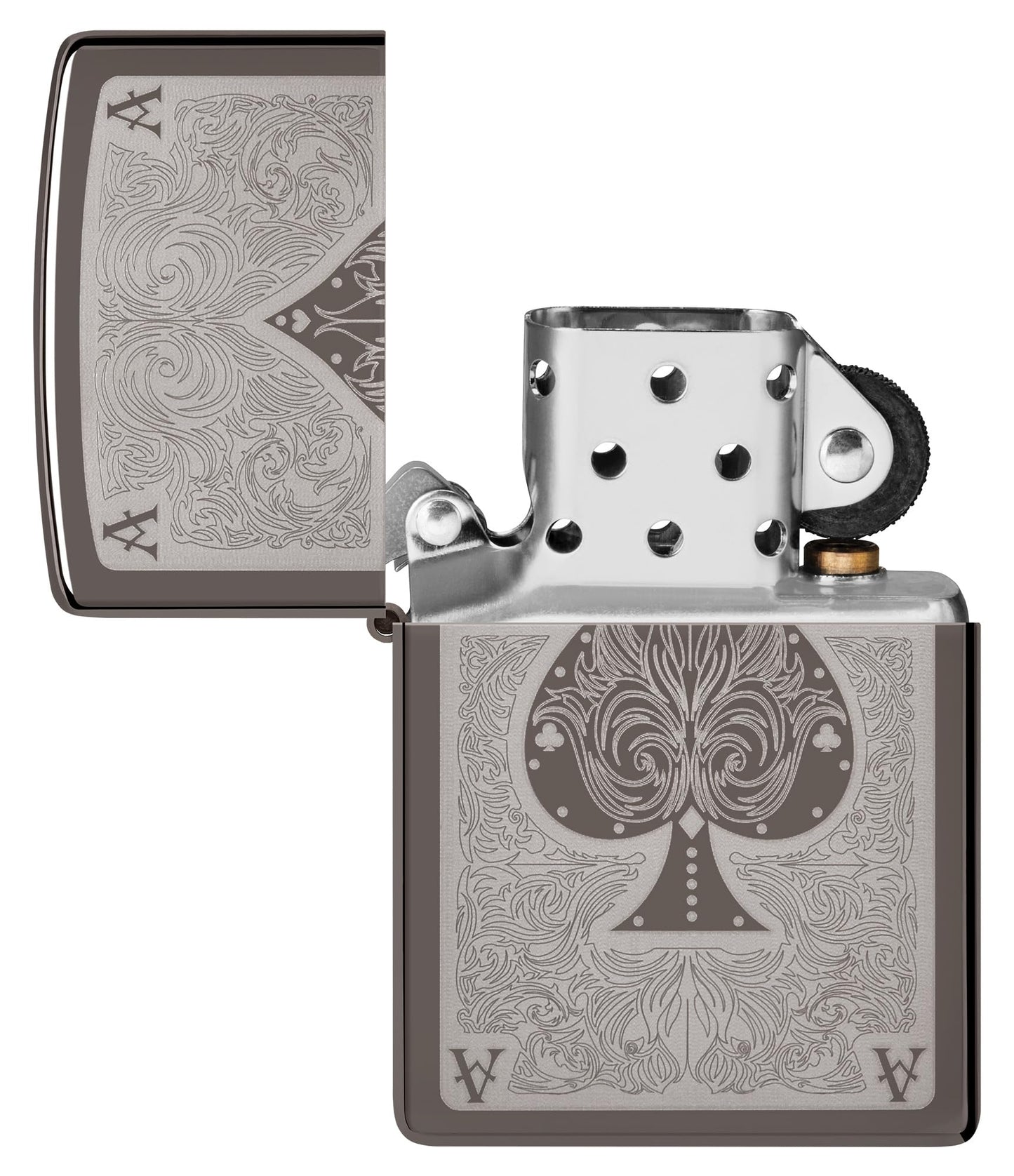 Zippo Ace of Spades Filigree Pocket Lighter