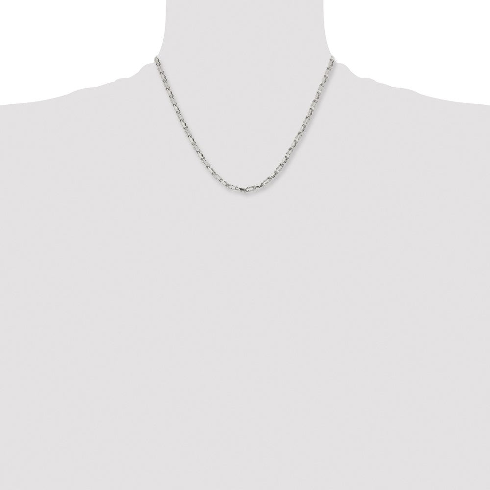 Stainless Steel Polished Fancy Link 18in Chain