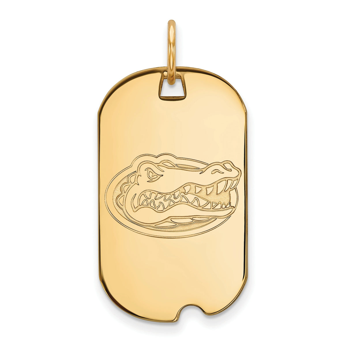 Women's Florida Gators Gold Plated Small Dog Tag