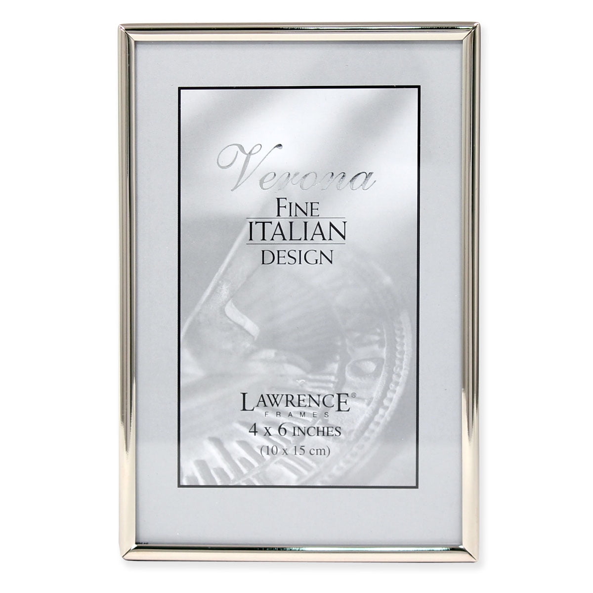Lawrence Polished SIMPLY SILVER 4x6 frame - 4x6