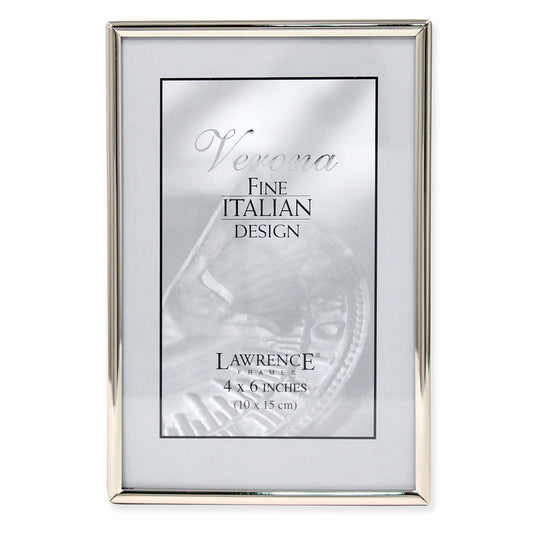 Lawrence Polished SIMPLY SILVER 4x6 frame - 4x6