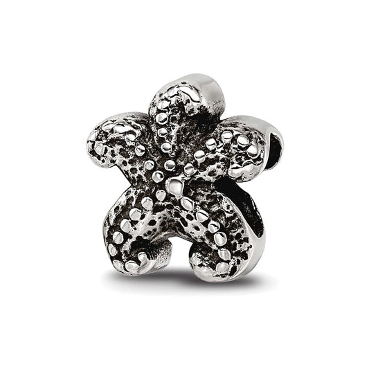 Sterling Silver Reflections Starfish Bead