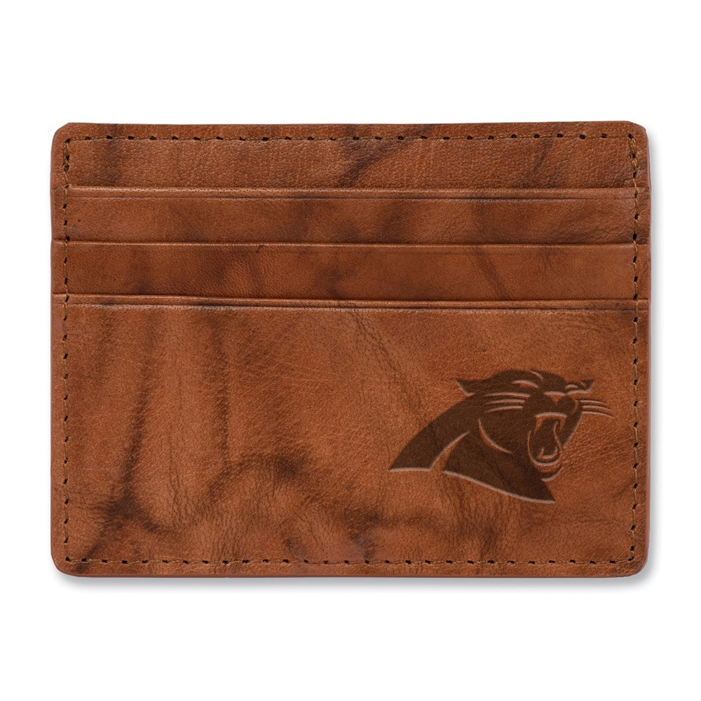 NFL Rico Industries Carolina Panthers  Leather Credit Cart Wallet