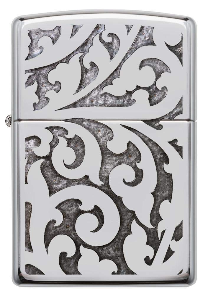 Zippo Filigree Design High Polish Chrome Pocket Lighter