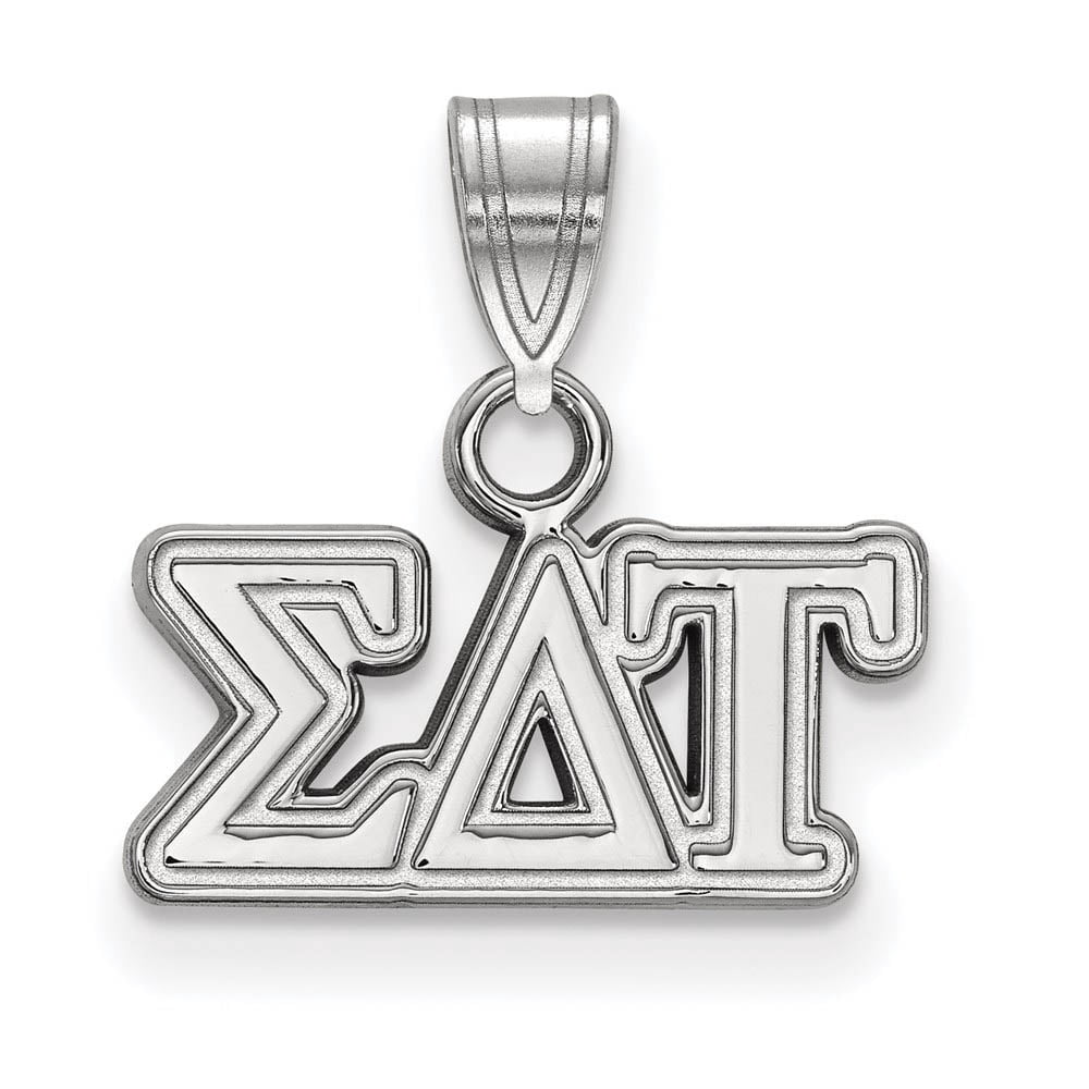 Sterling Silver Official Licensed Greek Sororities Sigma Delta Tau Small Pendant