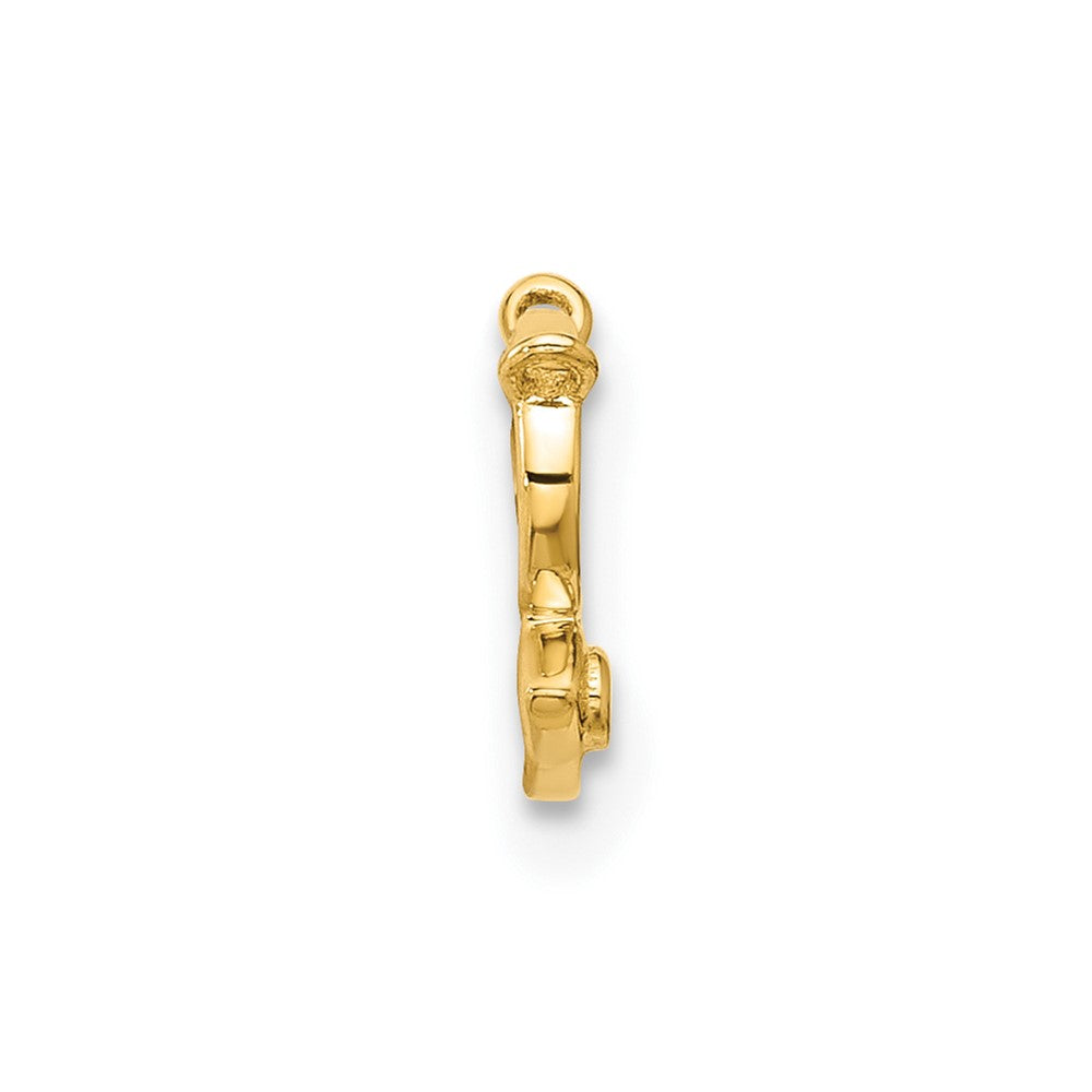 Stella & Dot 10ky Diamond Initial S Charm Element