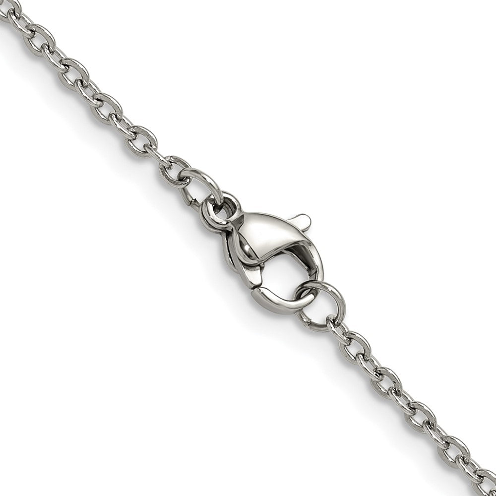 Chisel Stainless Steel Polished 1.9mm 24 inch Cable Chain