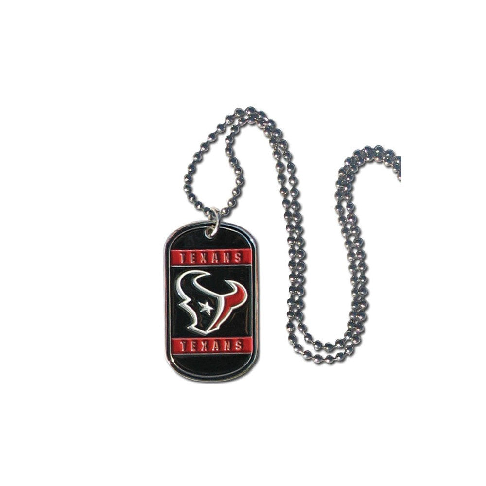 NFL Texans 36 inch Dogtag Chain Necklace