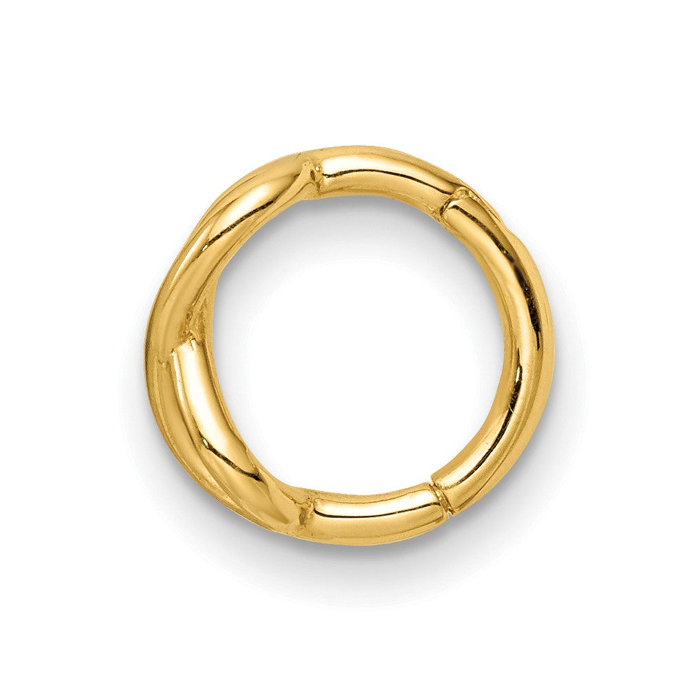 14K Gold 16 Gauge Infinity Symbol Cartilage Ring
