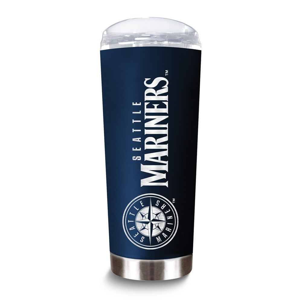 MLB Seattle Mariners Stainless Steel 18 oz. Roadie Tumbler with Lid