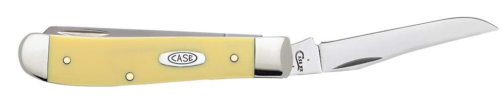 Case XX Knives Yellow Synthetic Mini Trapper Pocket Knife