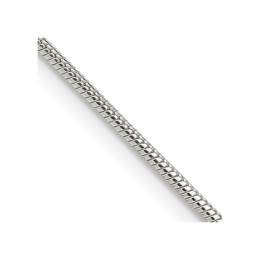 Sterling Silver 1.25mm Snake Chain 24 Inches