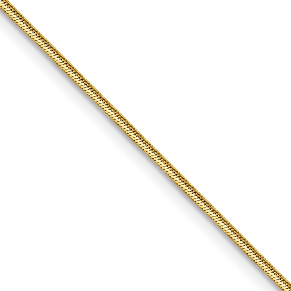 Chisel Stainless Steel Polished Yellow IP-plated 1.5mm 16 inch Snake Chain