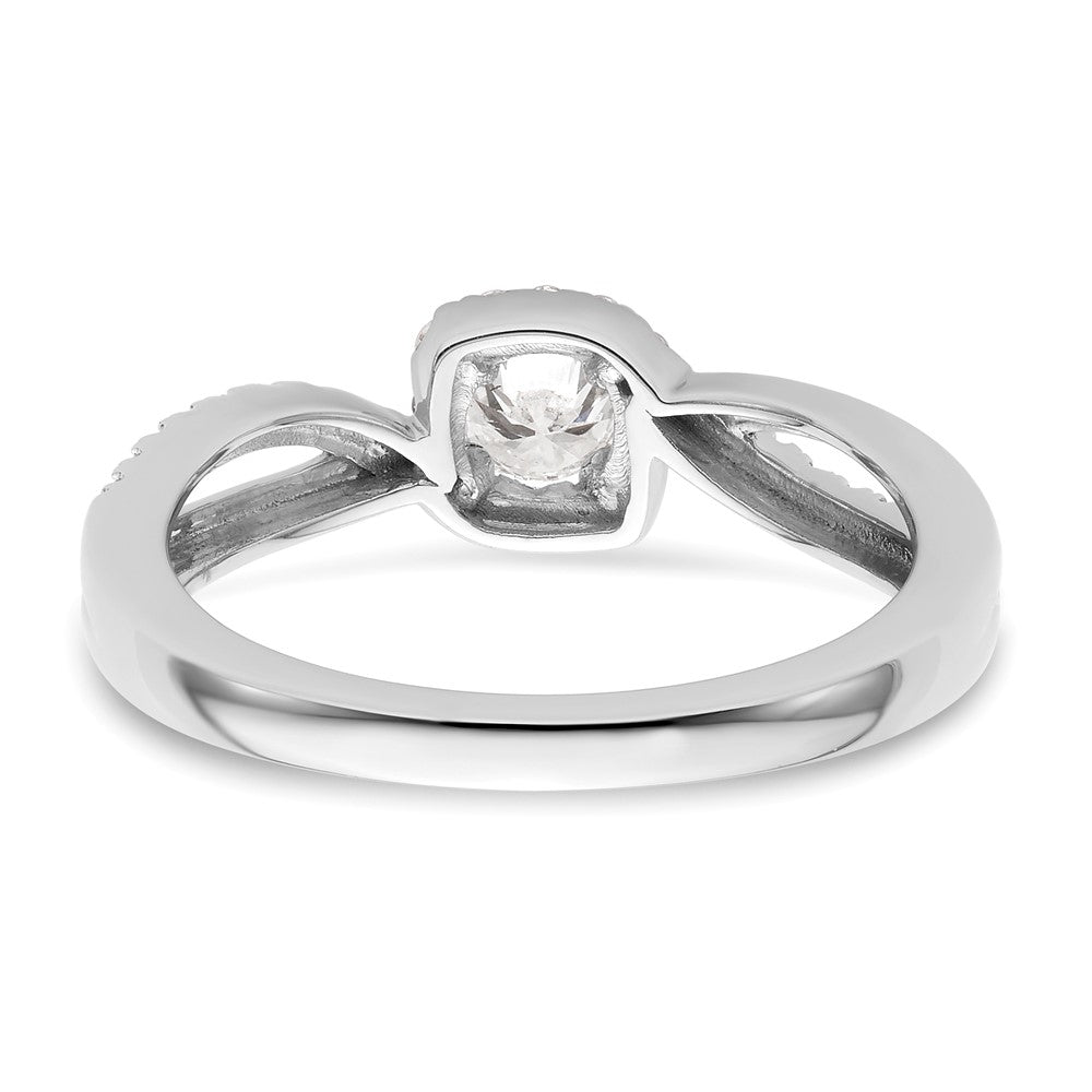 10k White Gold VS/SI+ G+ Lab Grown Diamond Ring