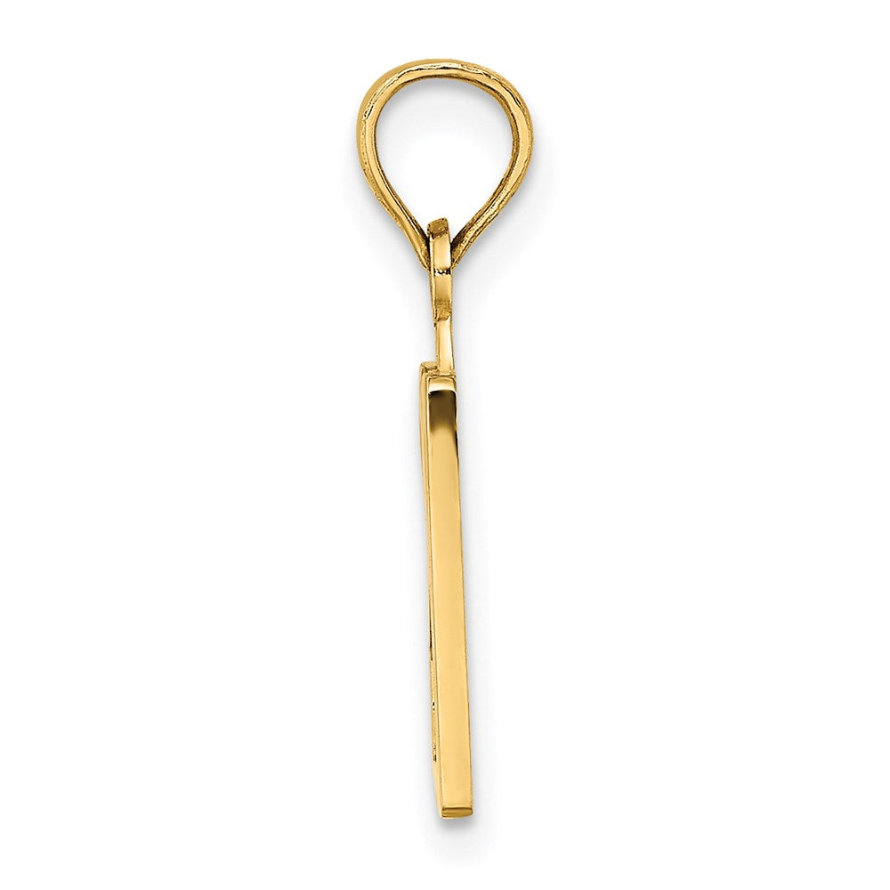 14k Polished Number 20 Pendant