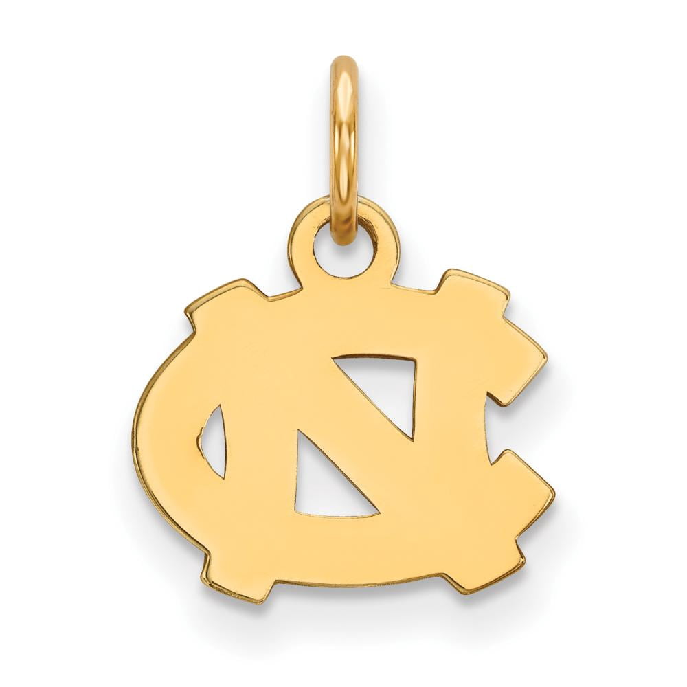 14k Gold LogoArt University of North Carolina N-C Extra Small Pendant Q4Y001UNC