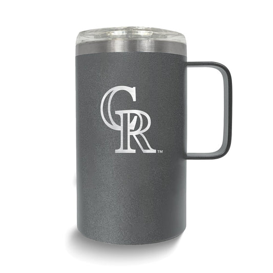 MLB Colorado Rockies Stainless Steel 18 oz. Hustle Mug with Lid