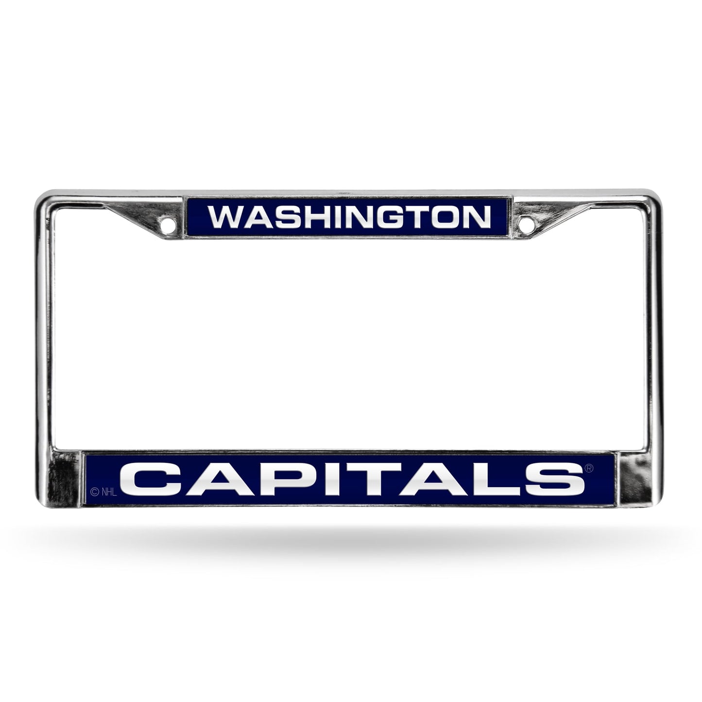 Washington Hockey Capital's Chrome Metal Laser Cut License Plate Frame