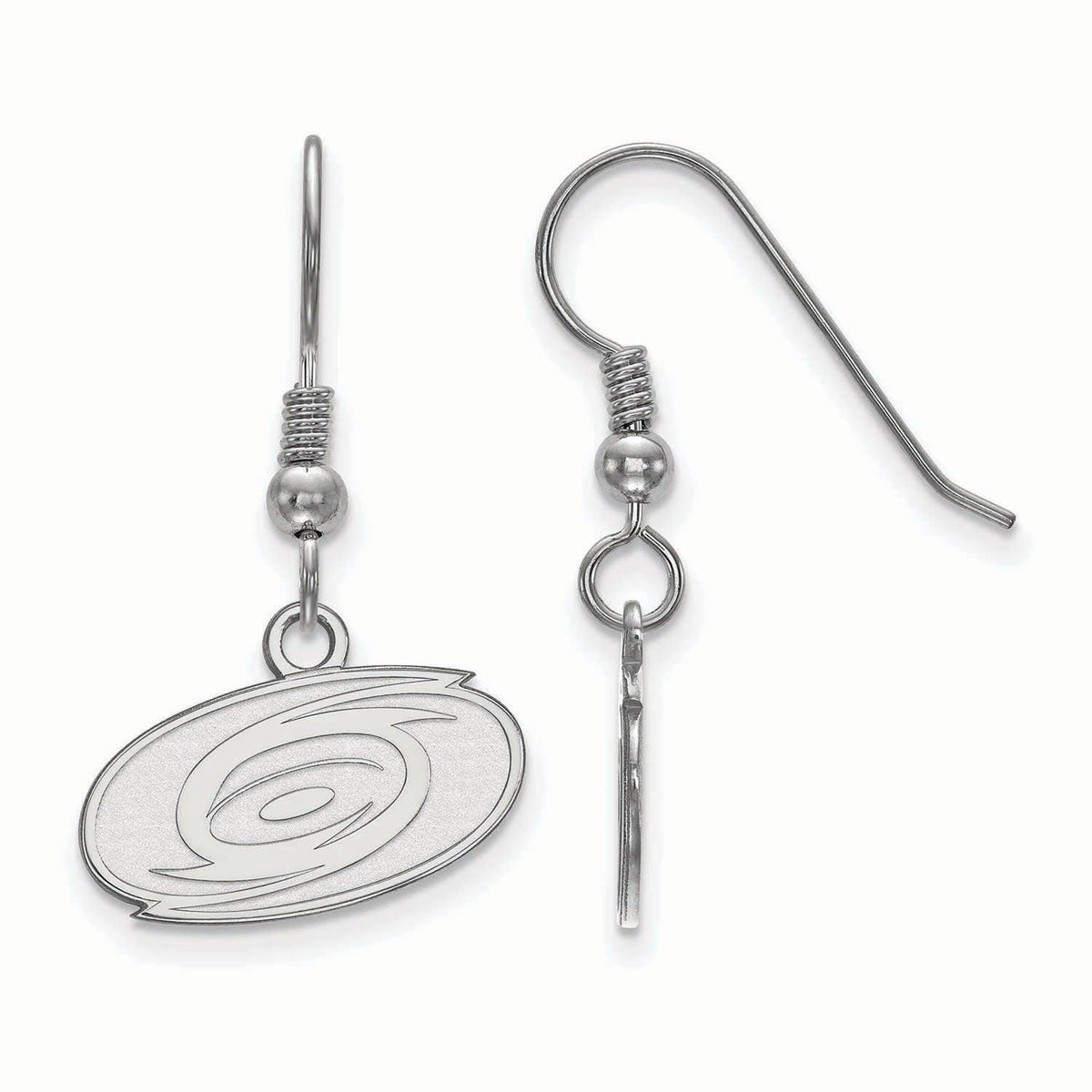 Women's Carolina Hurricanes Sterling Silver XS Dangle Earrings