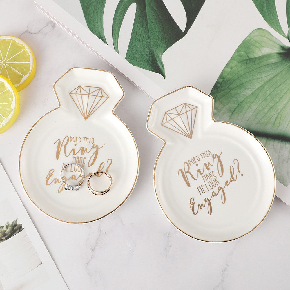 Does this Ring Make Me Look Engaged? Ring Shaped Trinket Dish