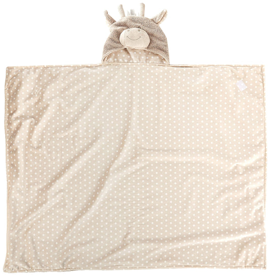 Stephan Baby Terry Plush Hooded Bath Towel, Giraffe, 0-24 Months