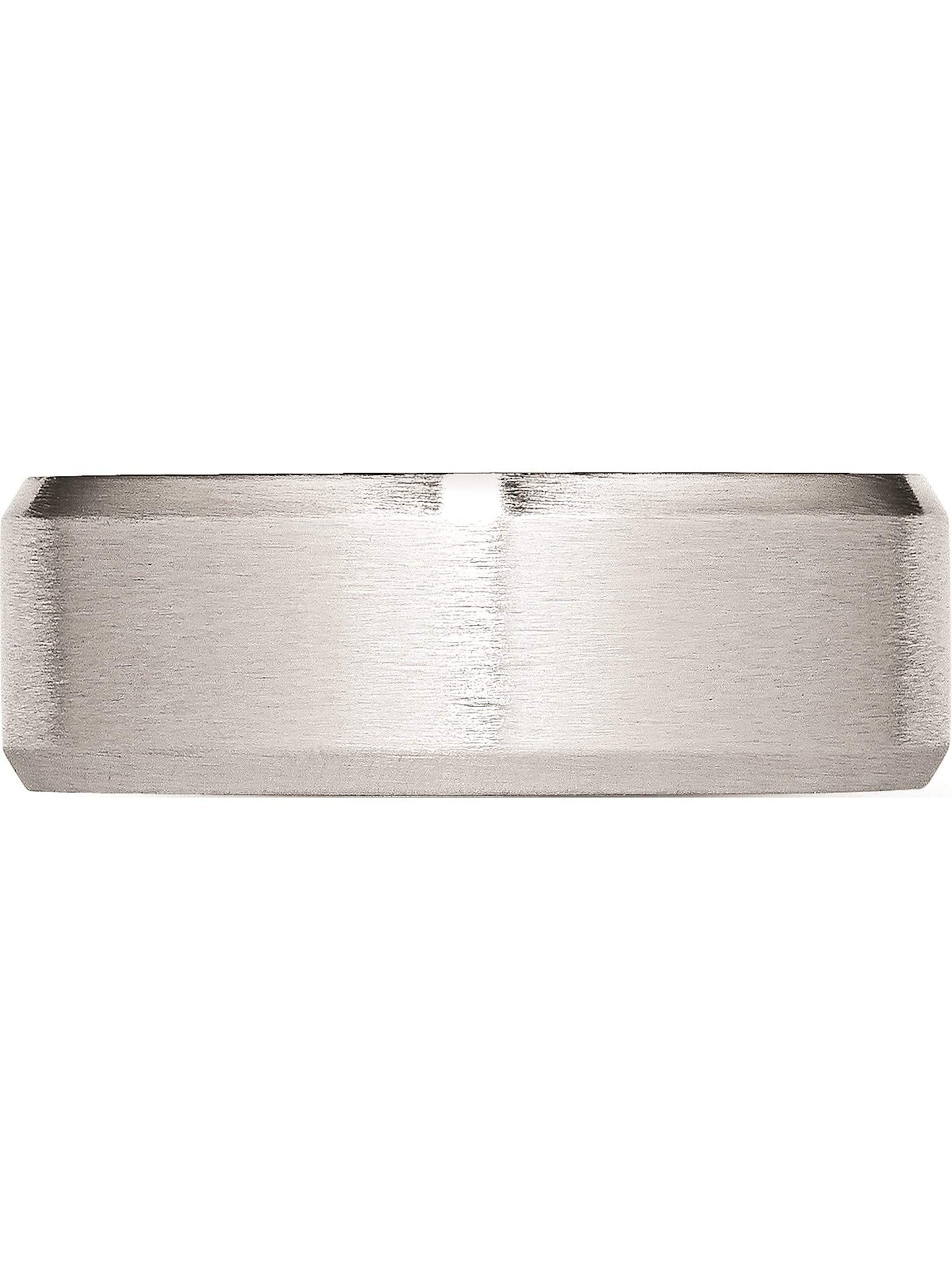 Chisel Cobalt Beveled Edge Satin 8mm Band