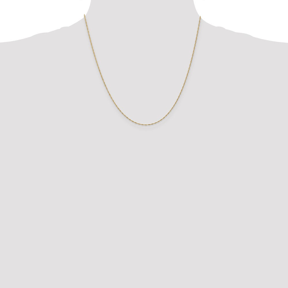 10k 1mm Singapore Chain