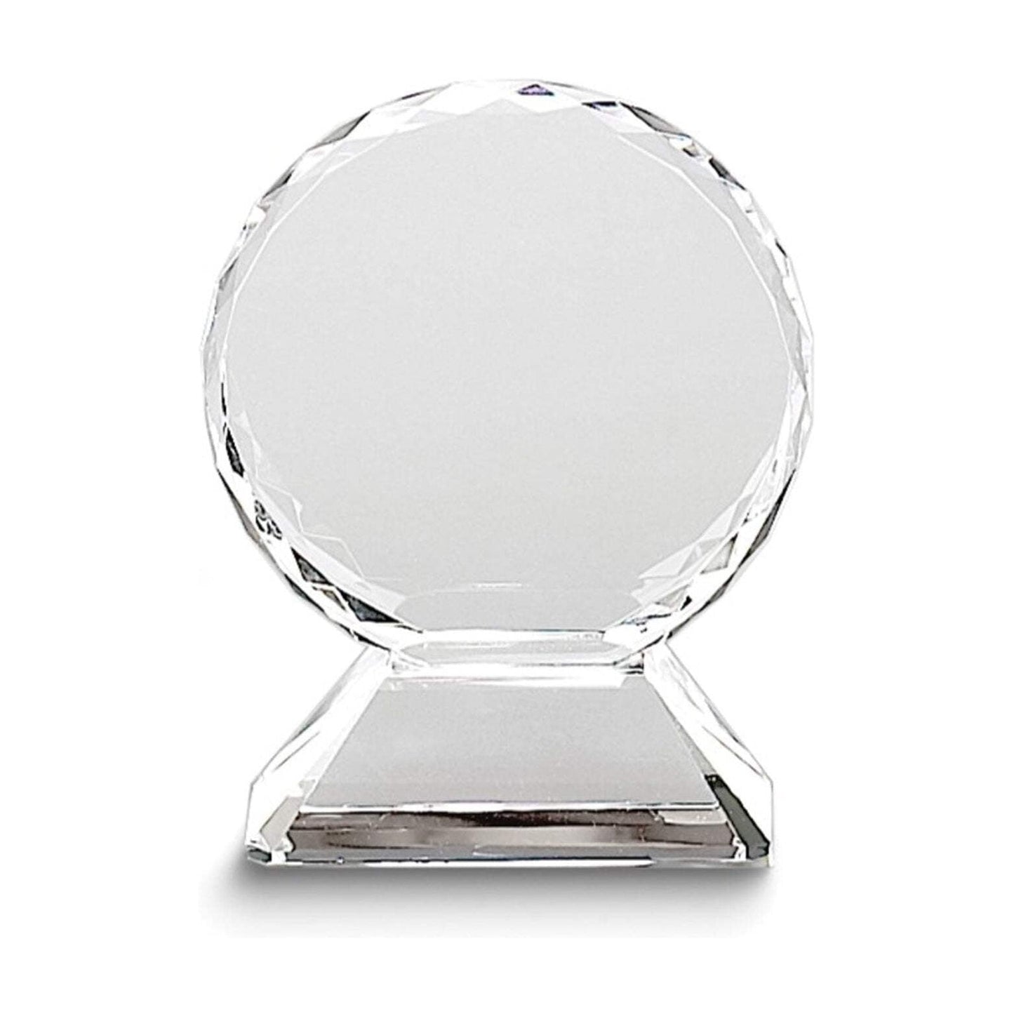CGI Creative Gifts Round Optic Glass on Base, 5.7"