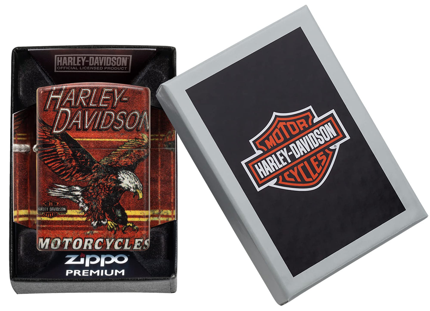Zippo Harley-Davidson Eagle 540 Color Pocket Lighter