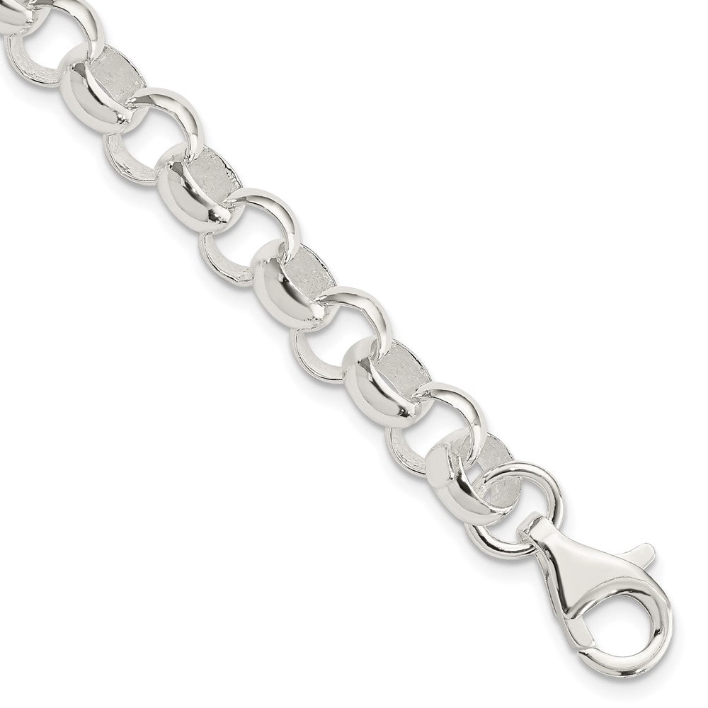 Sterling Silver 8.00mm Belcher Light Bracelet 7.5 inches