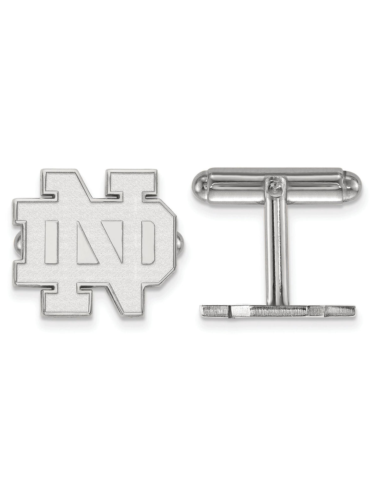 Logoart Sterling Silver University Of Notre Dame Cuff Link  Men