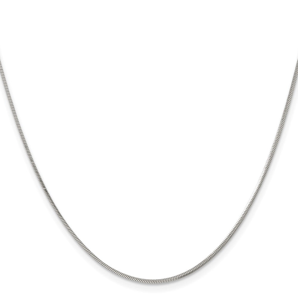Stainless Steel Polished 1.2mm Square Snake 20in Chain