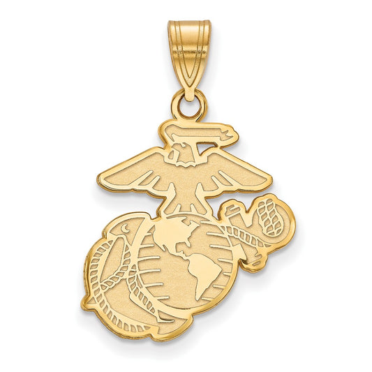 10ky Large U.S. Marine Corps Pendant
