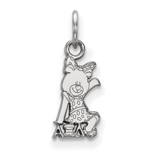 Sterling Silver Official Licensed Greek Sororities Alpha Xi Delta (???) XS Pendant
