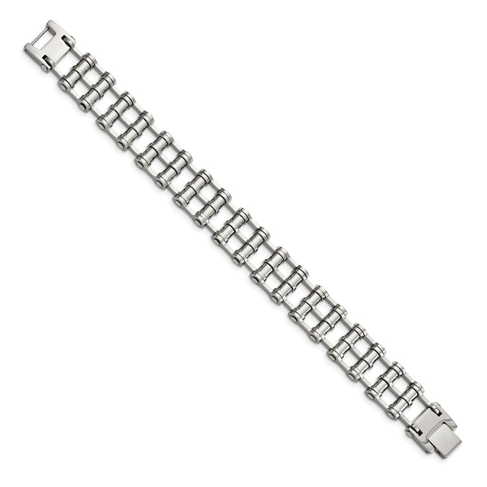 Stainless Steel Polished 8.5in Bracelet 8.5 inches