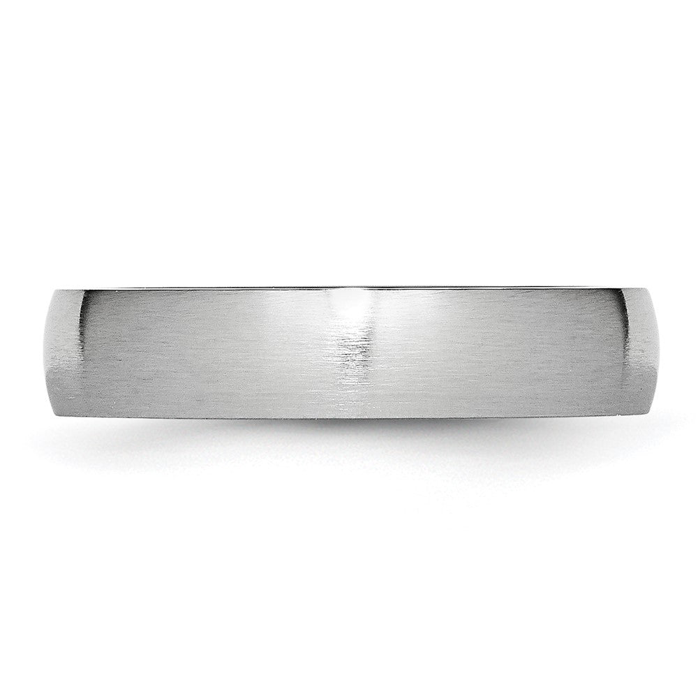 Cobalt Satin 5mm Half Round Band Size - 9.5