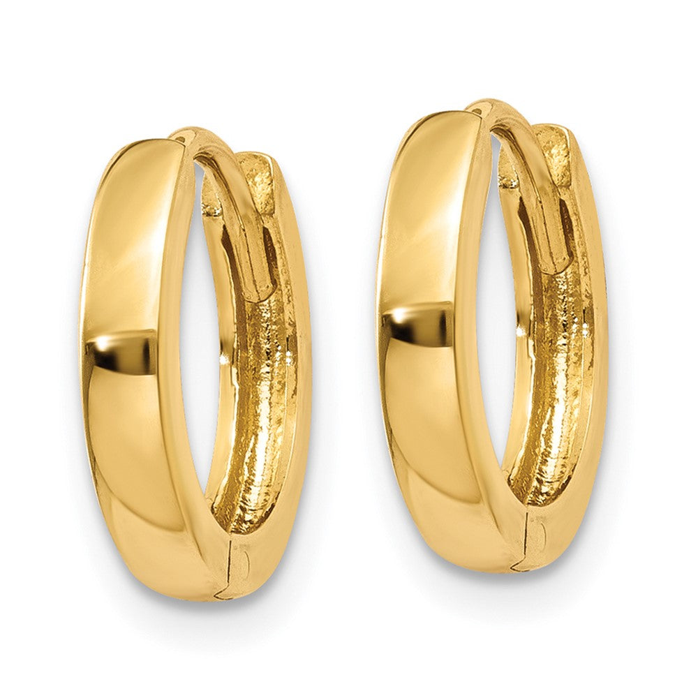 10k 2.25mm Hinged Hoop Earrings