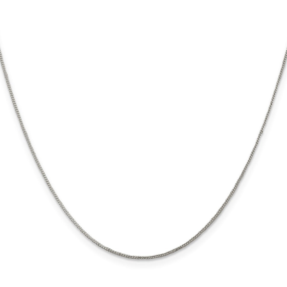 Sterling Silver .8mm Curb Chain 24 Inches