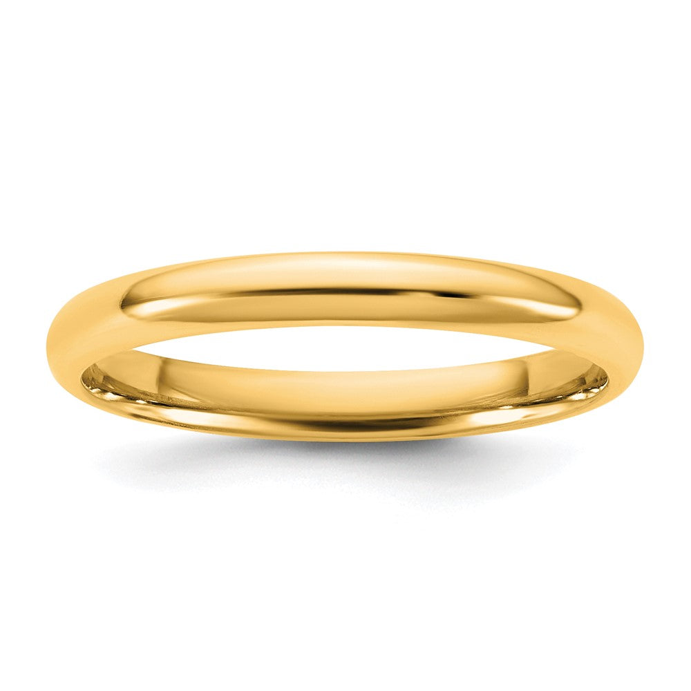 14KY 2.5mm LTW Comfort Fit Band Size 8.5
