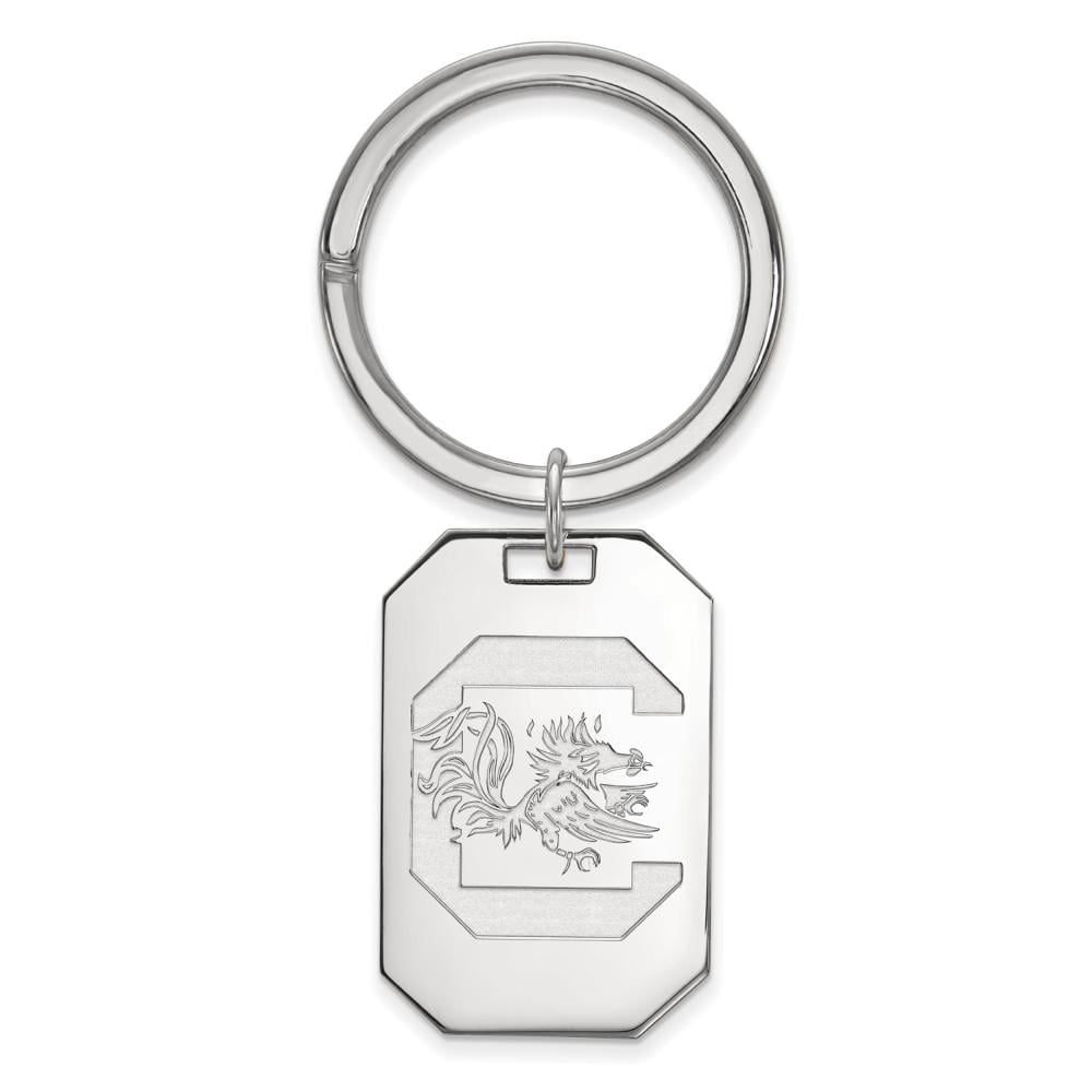 Sterling Silver South Carolina Key Chain