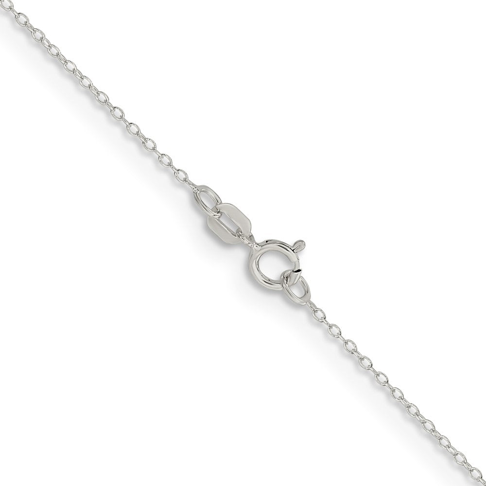 Sterling Silver .95mm Forzantina Cable Chain 18 Inches