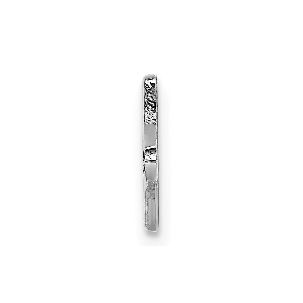 Sterling Silver Rhodium-plated Medical ID Plate 9 inches