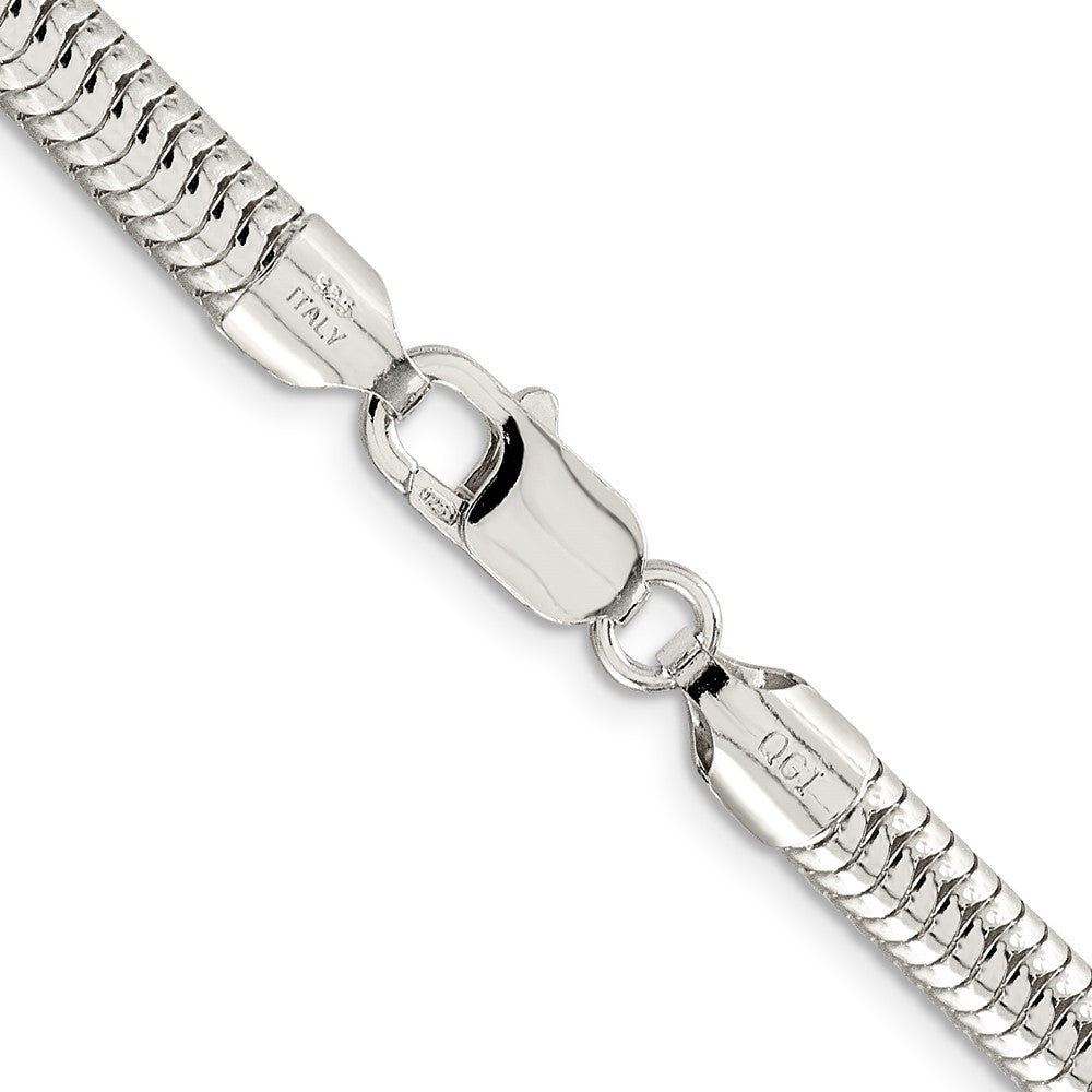 Sterling Silver 6mm Round Snake Chain 20 Inches