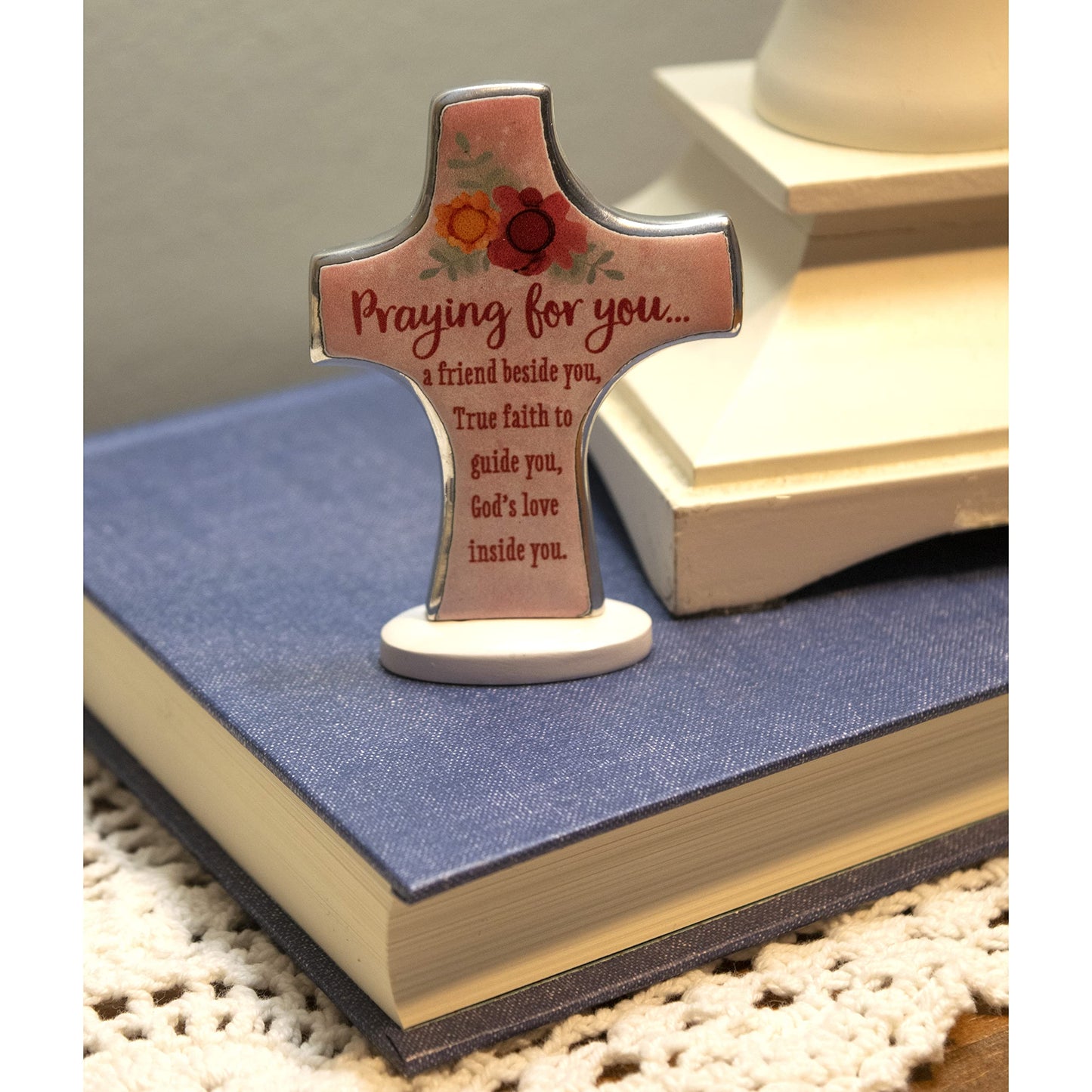CA Gift  Praying for You Standing Bedtime Cross