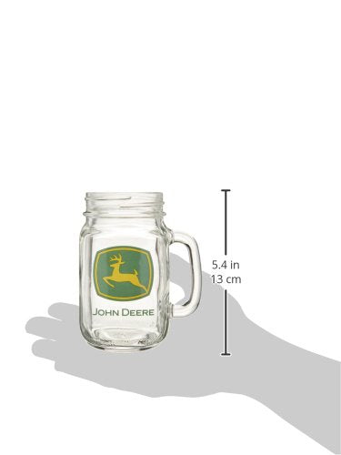 John Deere Trademark Drink Jar