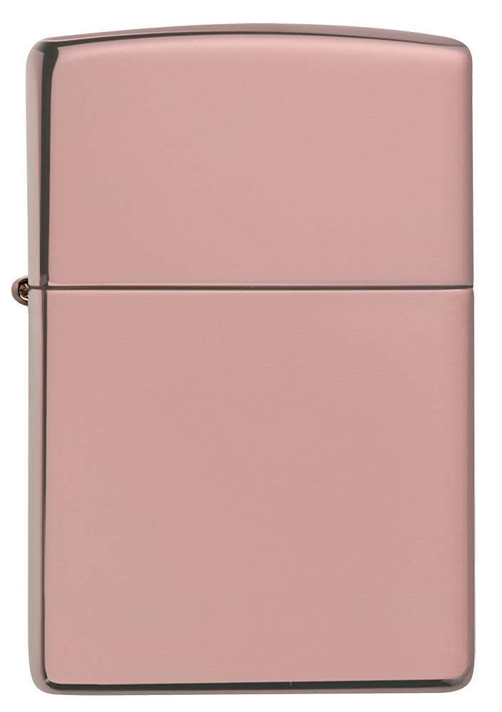 Zippo High Polish Rose Gold Pocket Lighter