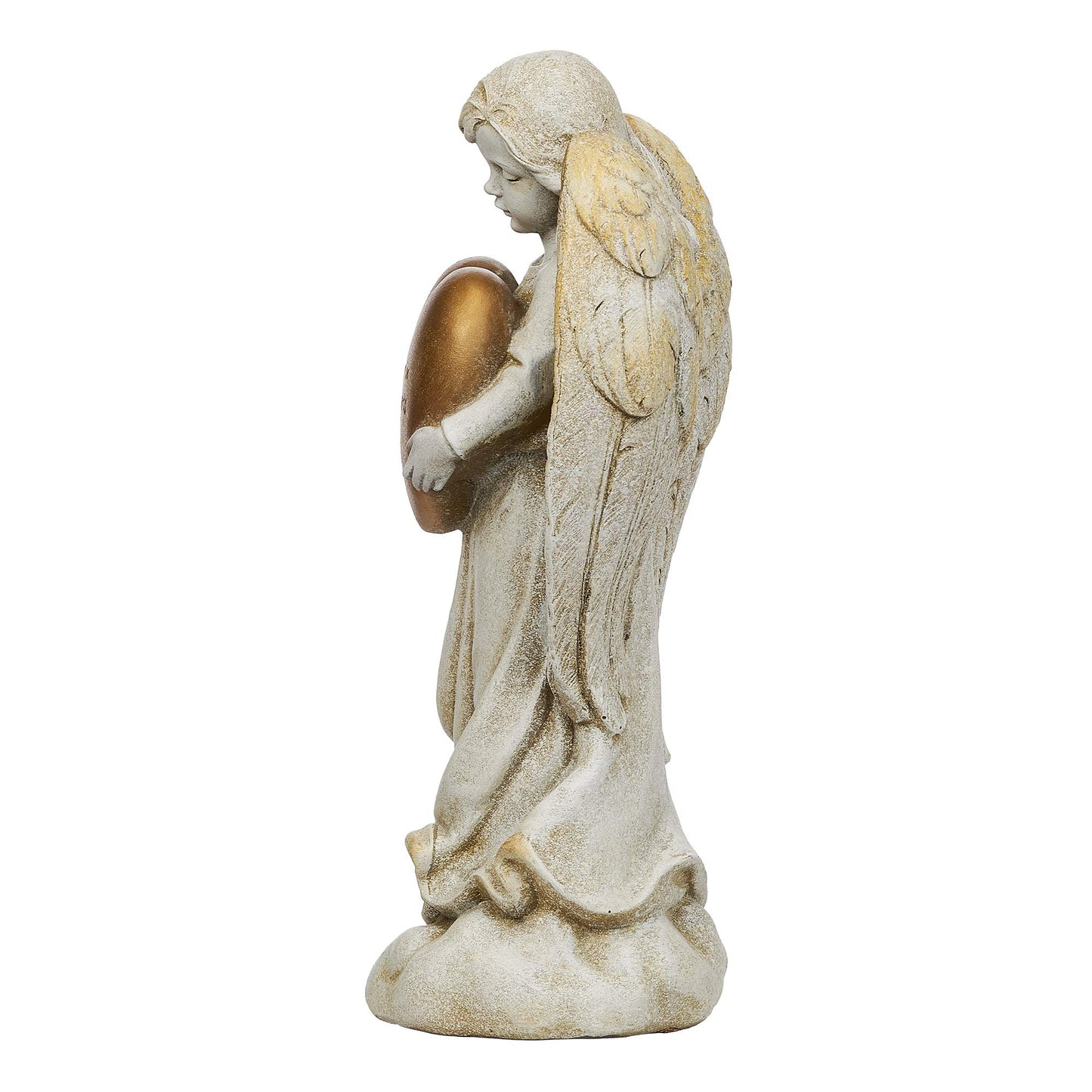 Home & Garden Memorial Heart Angel Polyresin Forever In Hearts 602099