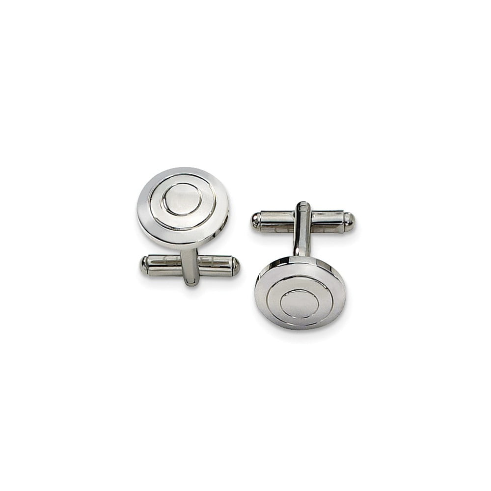 Stainless Steel Polished Cuff Links