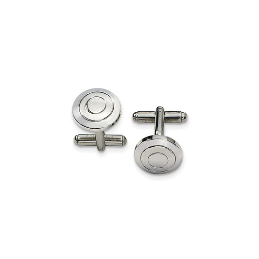 Stainless Steel Polished Cuff Links