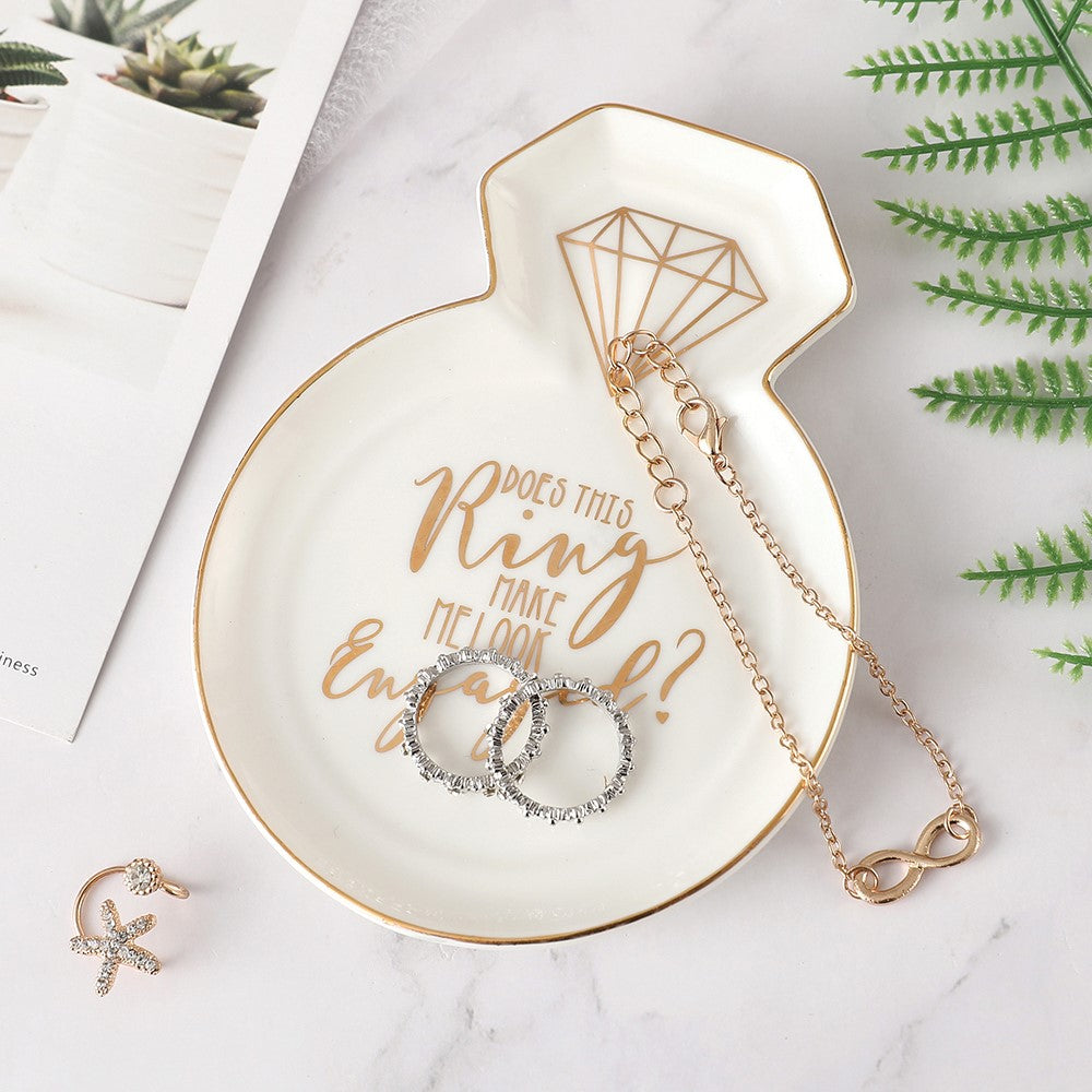 Does this Ring Make Me Look Engaged? Ring Shaped Trinket Dish